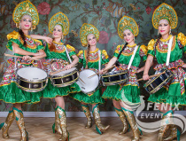 Шоу барабанщиц на мероприятие Москва