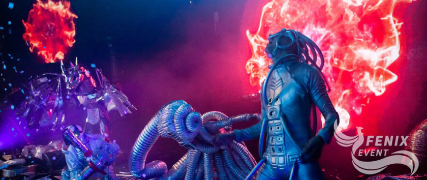 Заказать космическое шоу на праздник, юбилей, свадьбу и корпоратив в Москве - артисты оригинального жанра на праздник и новый год Москва