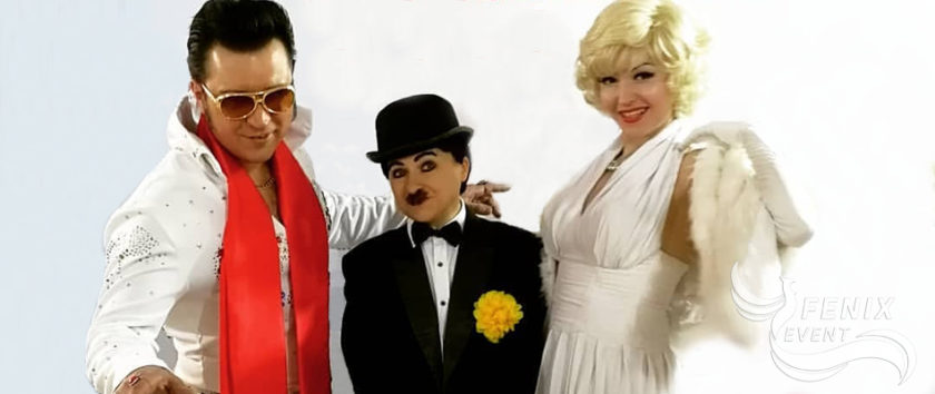 Лучший двойник на праздник в Москве. Заказать двойников на свадьбу в Москве. Эффектное шоу двойников на праздник.